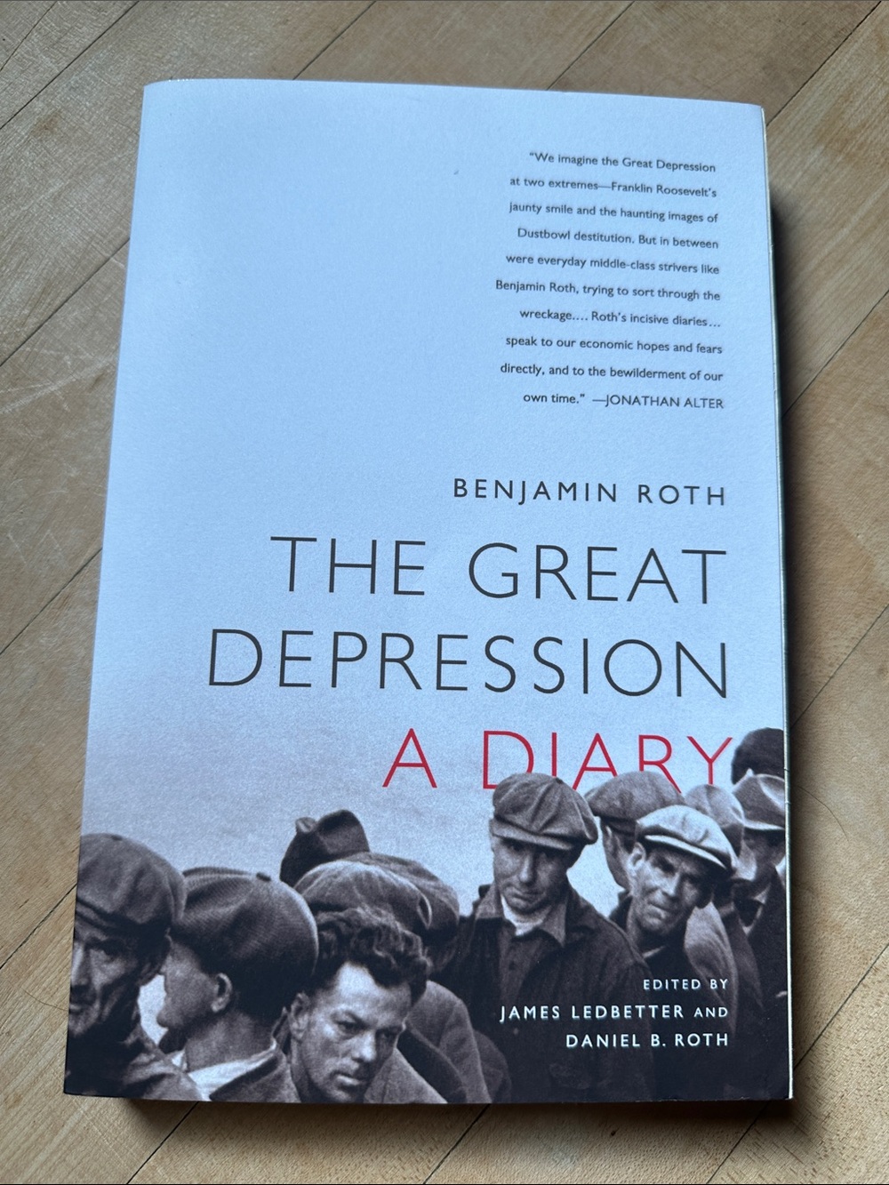 The Great Depression: A Diary by Benjamin Roth - White/Gray Cover